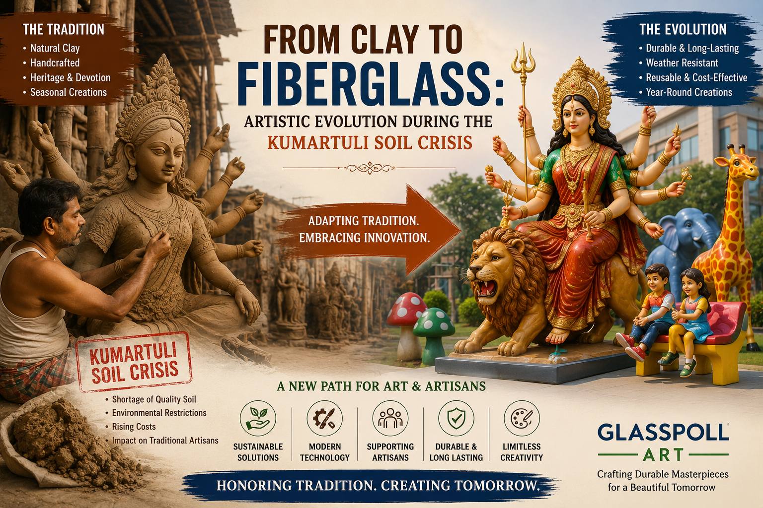 From Clay to Fiberglass