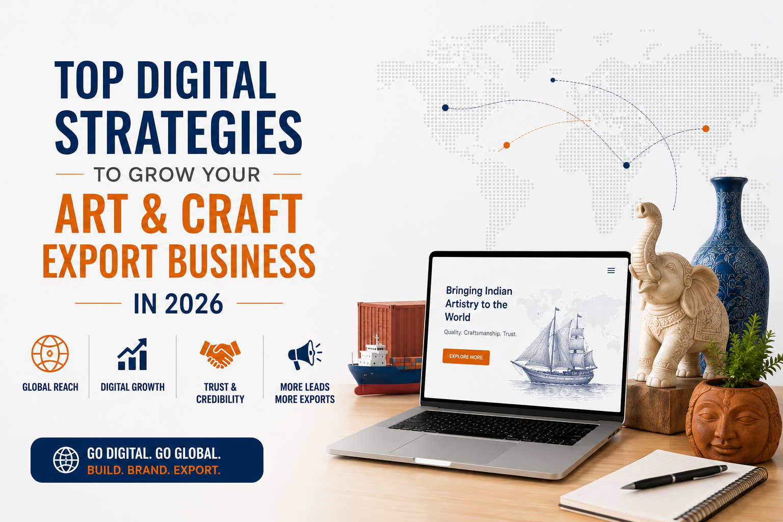 Top Digital Strategies to Grow Your Art & Craft Export Business in 2026