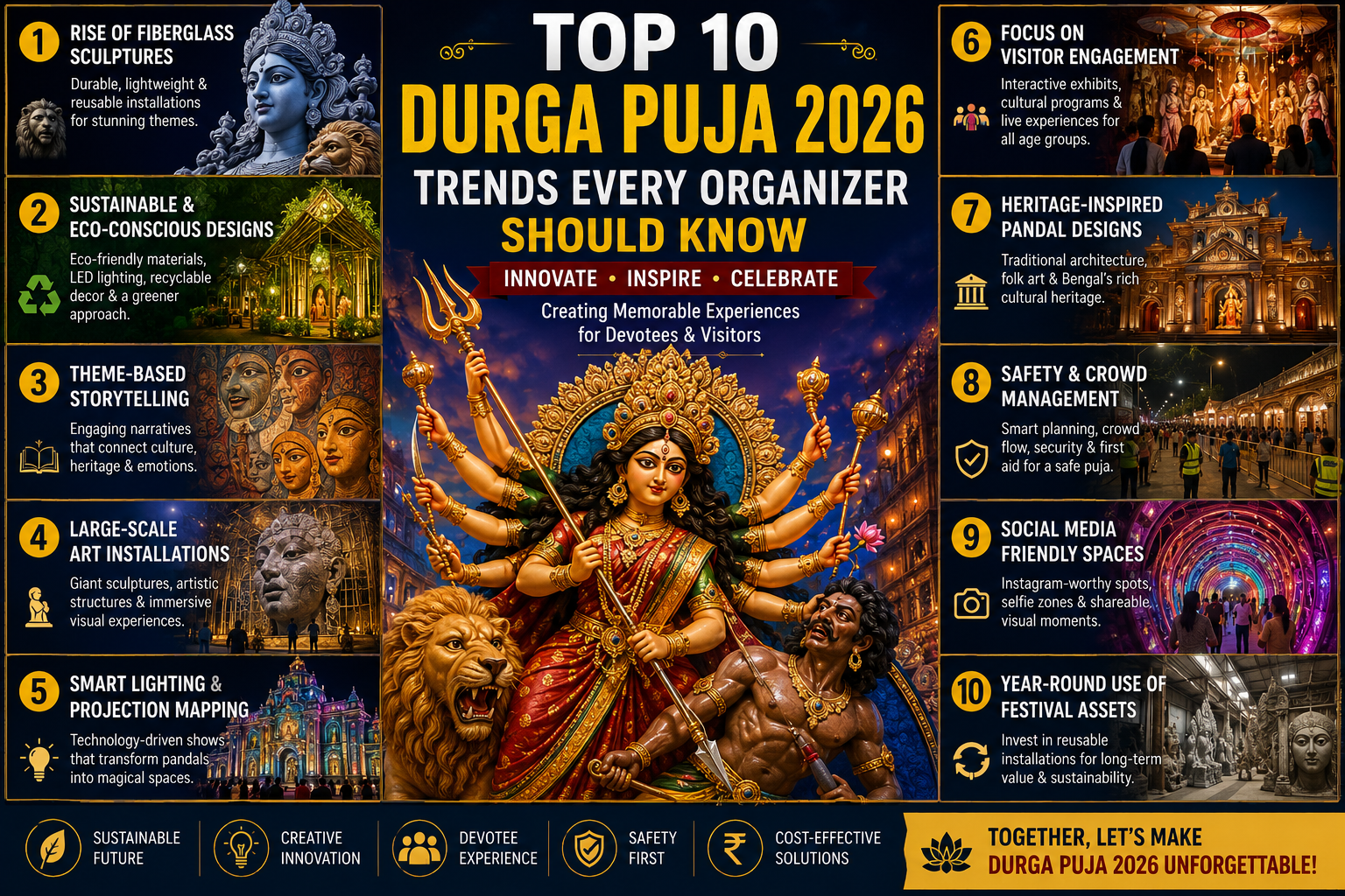 Top 10 Durga Puja 2026 Trends Every Organizer Should Know