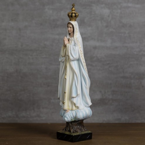 Fiberglass Our Lady of Fatima Virgin Mary Statue