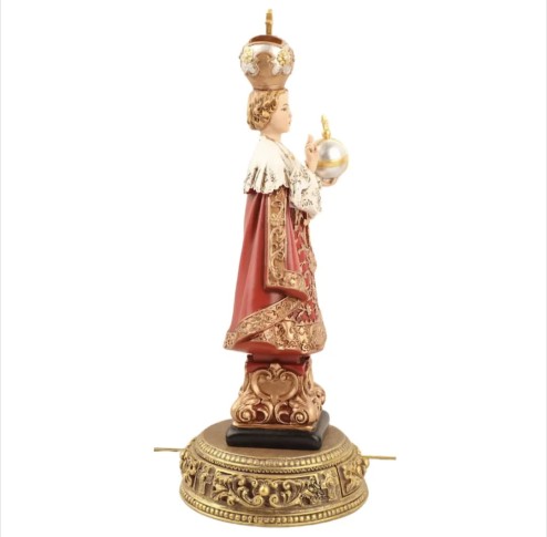 Catholic Infant Jesus of Prague Statue Resin Jesus Sculpture Decoration Infant Jesus of Prague