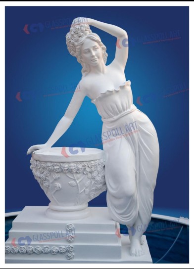 Fiberglass garden fountain Manufacturer