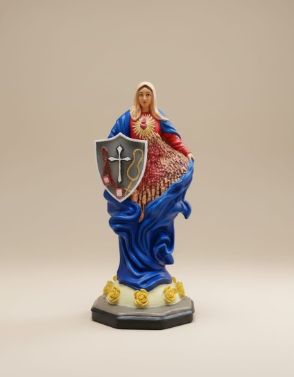 The Our Lady of Mary’s Armor Statue