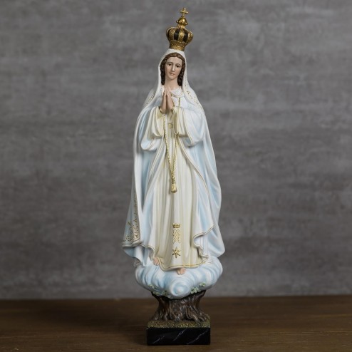 Fiberglass Our Lady of Fatima Virgin Mary Statue