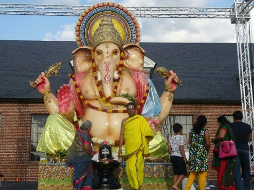 Fiber 20 Foot Height Ganesh Statue