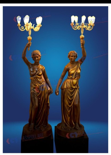 fiberglass sculpture lamp Posts 