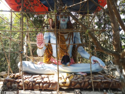 Fiberglass Shiva Statue 30 foot